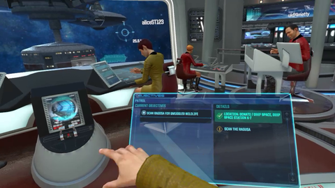 Vive User finds a female in Star trek VR