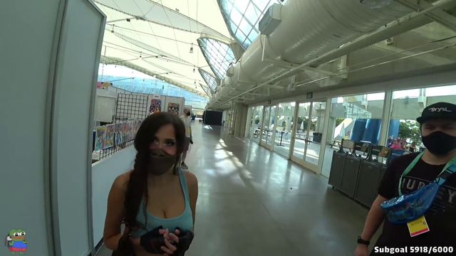 "What a great cosplay! Are you a Twitch streamer too? You are? What do you do on stream?"