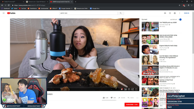 Disguised Toast has a revelation about ASMR