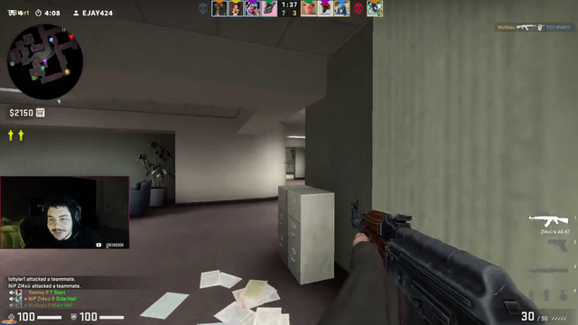 Greek plays CSGO with Tyler