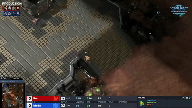 Interesting Sprays in SC2 Pro Game