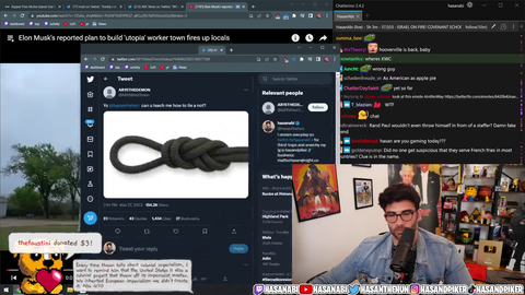 Hasan reacts to another tweet by Adin Ross suggesting that he should kill himself