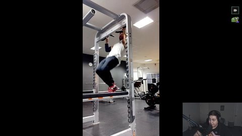 Nymn Works out on pokes stream