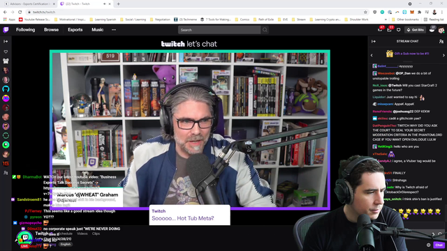 Twitch Comments on "The Hot Tub" Meta