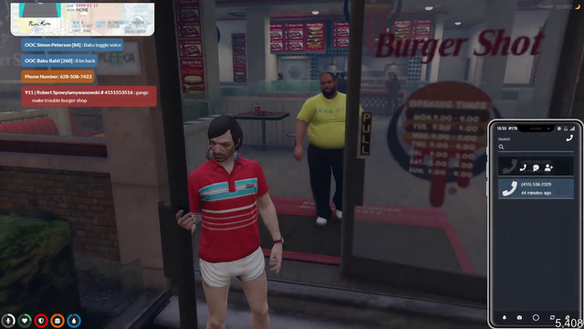 Abdul is loving the new Burger Shot employees