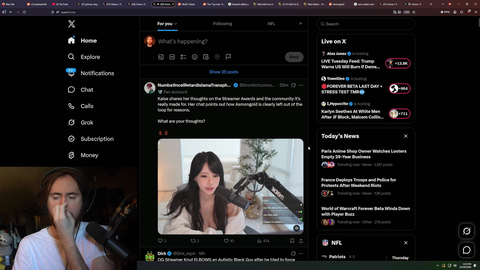 Asmongold says QTCinderella’s Streamer Award show is rigged and reminded everyone that last year he and Adin Ross offered QT $200,000 to any charity she wanted if she provided total backend data for nominations and winners, and she refused