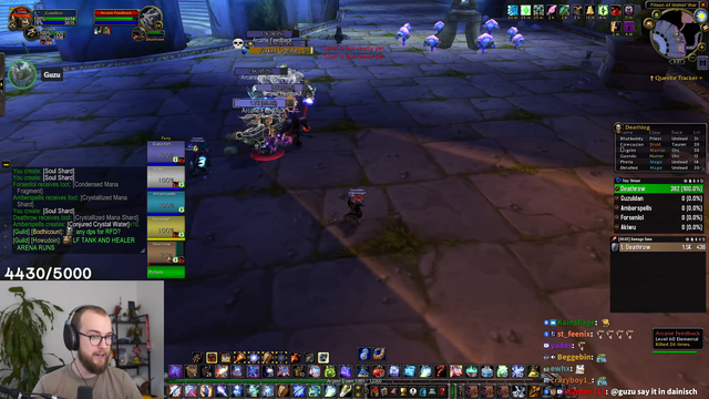 pro singer attempts to cure the bad vibes in WoW HC