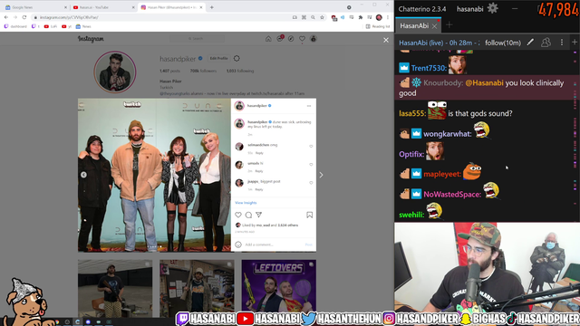 HasanAbi - Hasan goes full SquadW after finding out Daph betrayed him