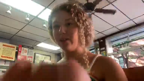 Hans and Curlyqueenn attacked by a male Karen