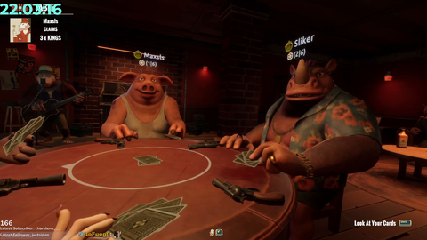 Small Israeli streamer runs into wild Sliker in Liar's Bar lobby