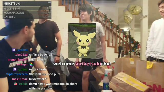 Toast becomes one with his inner booby streamer
