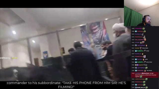 Iranian baj risks his life to pray for Allah seeds