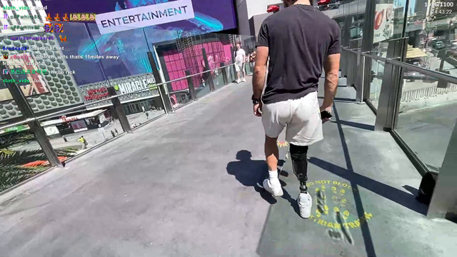 Random guys leg falls off trying to kickflip on skate stream
