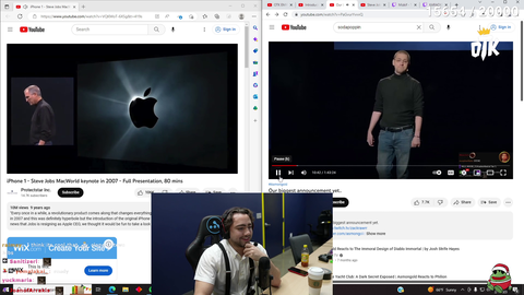 Soda memorized the entire 14 min Steve Jobs presentation
