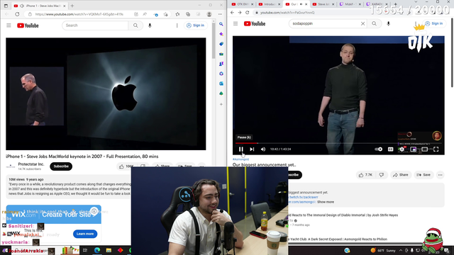 Soda memorized the entire 14 min Steve Jobs presentation