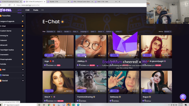 big J and erobb looking for e-girl dates on a lonely night