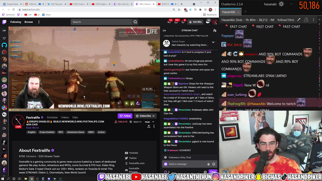 Hasan calls out Fextralife for essentially viewbotting