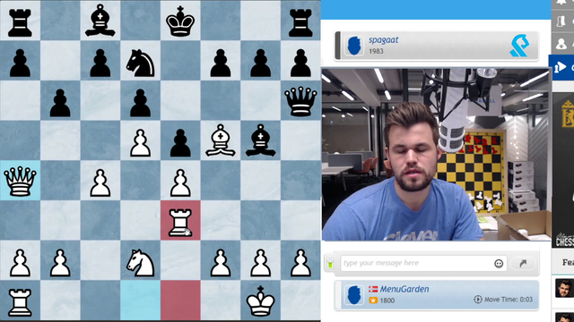 Magnus about a semi popular Chessstreamer