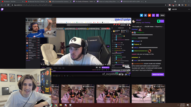 xQcOW - XQC's take on ludwig Drama