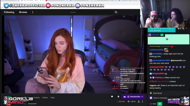 Jon thinks Amouranth's stream is pre recorded