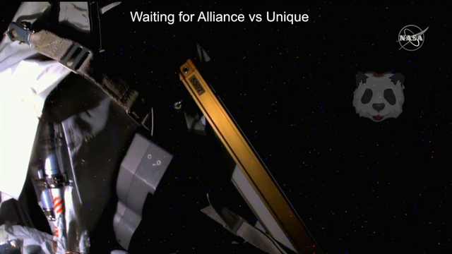 Bulldog notices something odd on the NASA stream