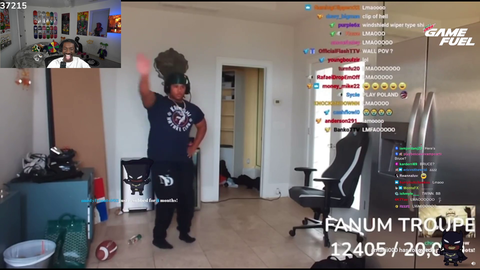 Bruce makes fun of Ludwig dance