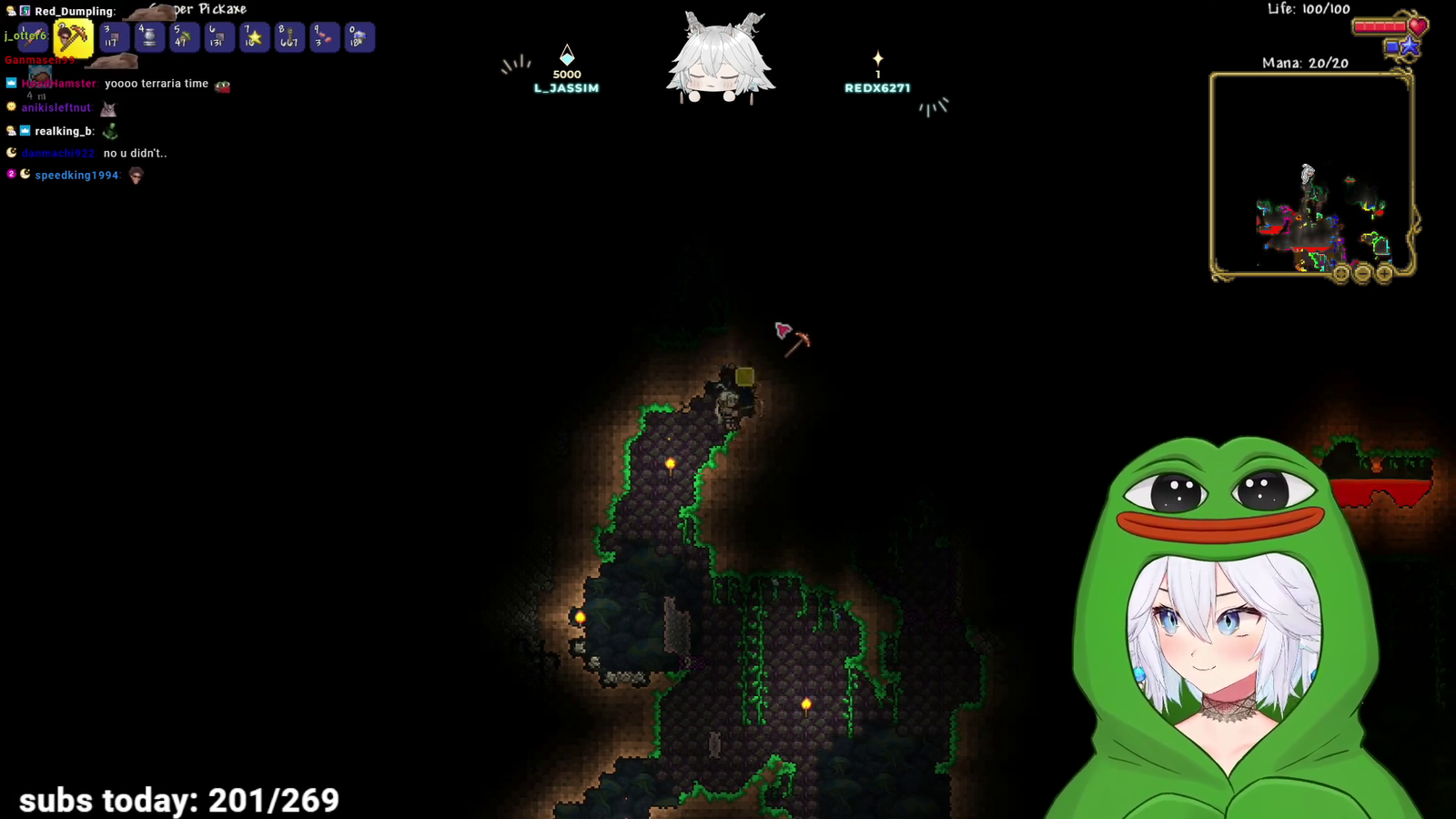 Average Terraria Zenith seed stream watching experience