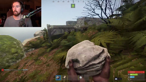 Asmon's first interaction in Rust
