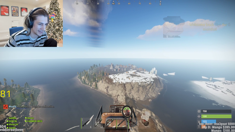XQC backflips heli after gambling and winning 500 scrap