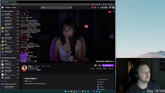 Sordiway joins in on Maya's Singing Stream