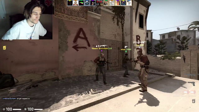 Valorant player forgets he's playing CS:GO