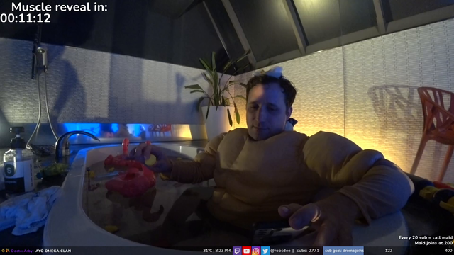 Rob drops his phone in the pool