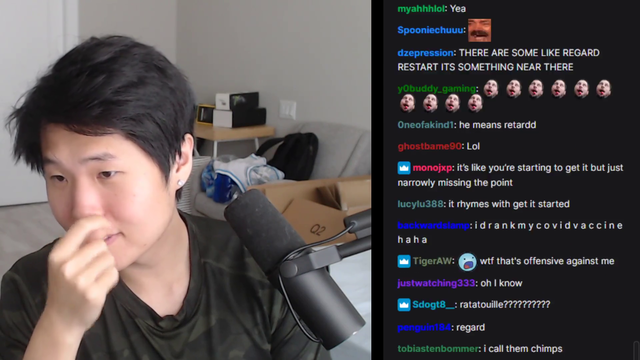 Toast destroys a chatter with an analogy