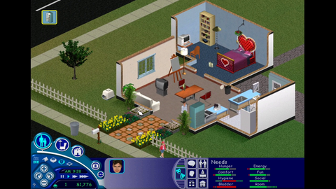 Jerma checks on his first Sim