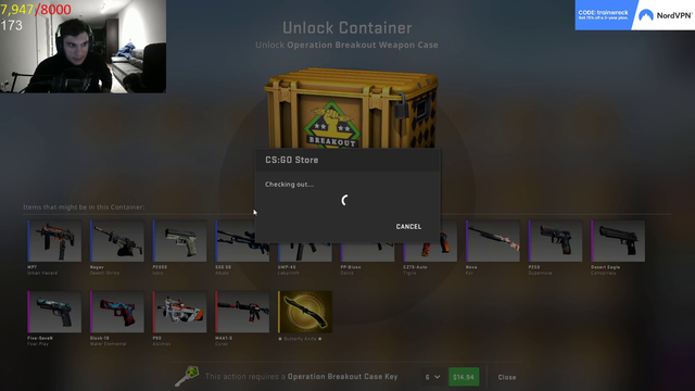 Trainwreckstv opens up CSGO cases while theres a fire in his apartment