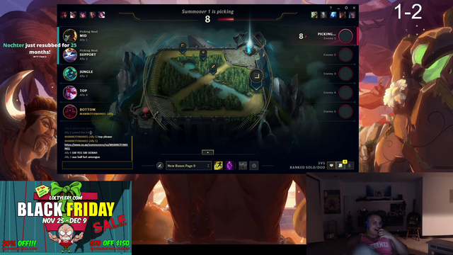 T1 goes to a viewer’s self promoted stream