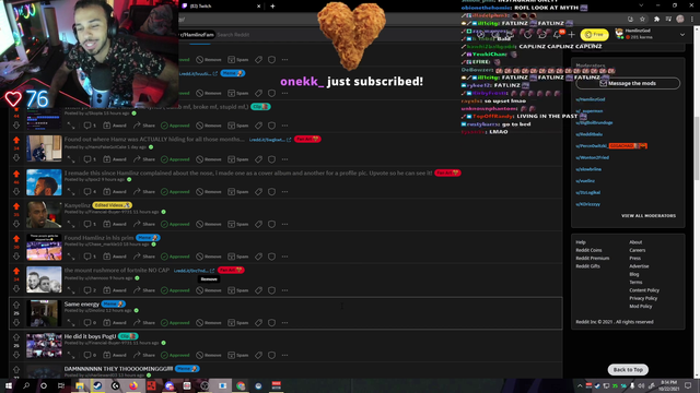Hamlinz gets roasted