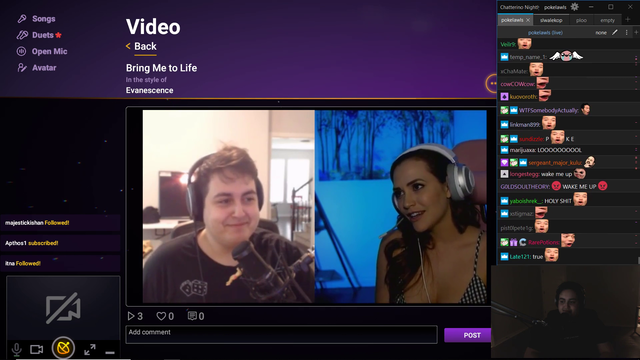 poke always skips to the end