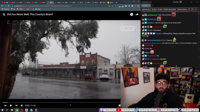 Hasan watches xQc watch a police chase live after saying Hasan should be banned for watching a police chase live
