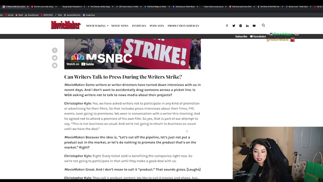 Caroline Caught Showing Solidarity