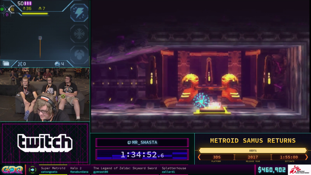 Runner chokes for almost 10 minutes on a glitch, finally gets it POGGERS