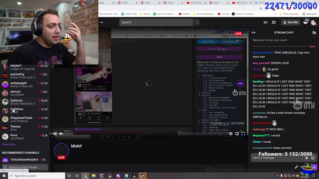 Mizkif checks in on Indiefoxx