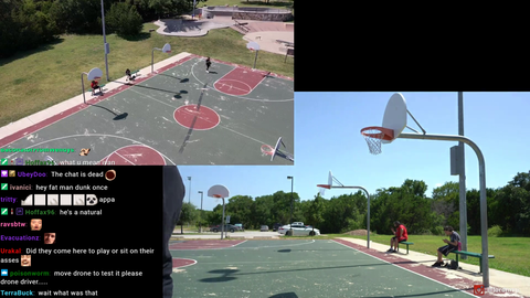 Nick testing drone livestream. I can imagine this creating some pretty crazy streams in the future!
