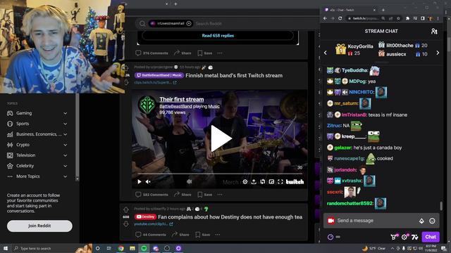 xQc left Texas due to Swatting, incident at Soda/ NMPlol/ Malena's House ?