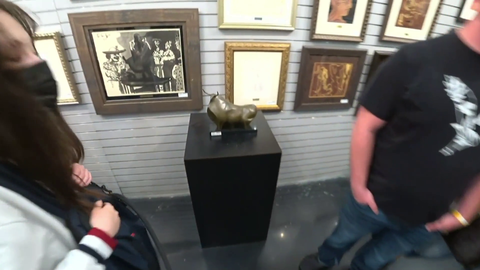 Tina sees smol head