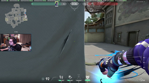 Shroud Actually Wallhacking