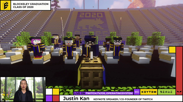 University of California Berkeley is holding its commencement for the class of 2020 online in MINECRAFT right now!