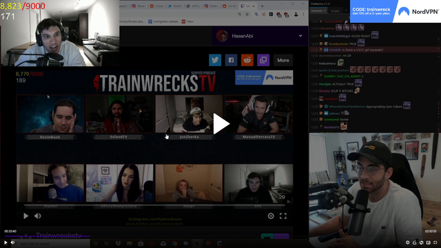 Trainwrecks roasts Hasan