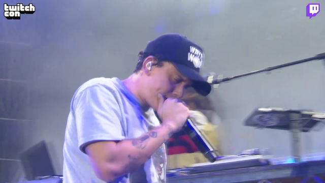 Logic at twitchcon. squadW. MY MAN