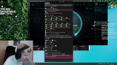 Streamer gives a speech so hard his lights go out